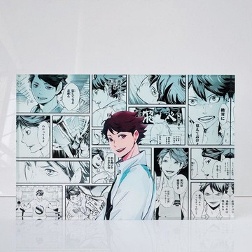 【動漫周邊✅】免運 排球少年及川徹亞克力磚動漫周邊定製二次元立牌卡通裝飾桌面擺件