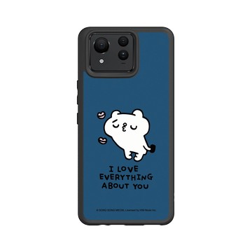 Zenfone 11 Ultra SolidSuit 黑 - 爽爽貓 Song Song Meow by SECOND - I Love everything about you (kiss版)