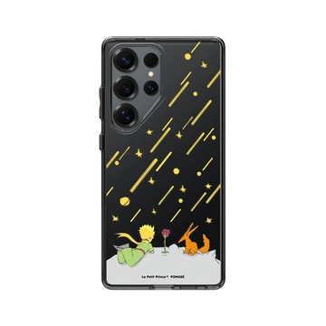 Galaxy S25 Ultra Clear 酷墨灰 - Le Petit Prince 小王子 - 小王子與狐狸 - 流星雨之夜