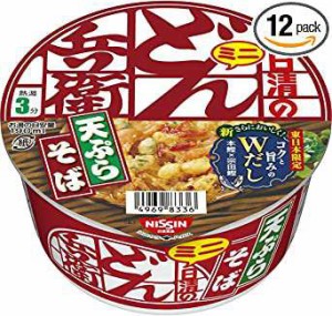 日清食品 どん兵衛 天ぷらそばミニ [東] 46g×12個