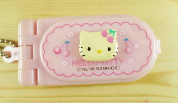 【震撼精品百貨】Hello Kitty 凱蒂貓~KITTY衣刷附鏡-粉櫻桃