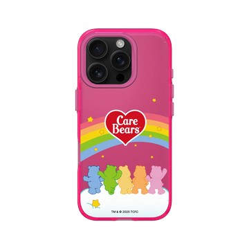 iPhone 16 Pro Clear 粉漾桃 - Care Bears - We are together