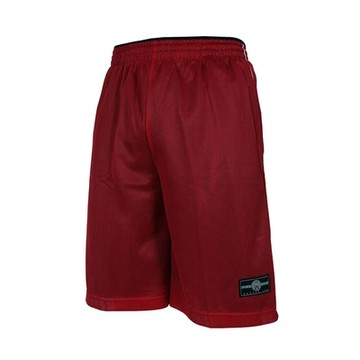 FIRESTAR 男雙面兩穿運動籃球短褲-吸濕排汗高密度纖維-休閒 90103-41 紅黑