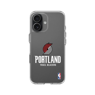 iPhone 17 Clear Case（相機按鈕） 透明 - NBA - Logo-波特蘭拓荒者 Portland Trail Blazers - Light