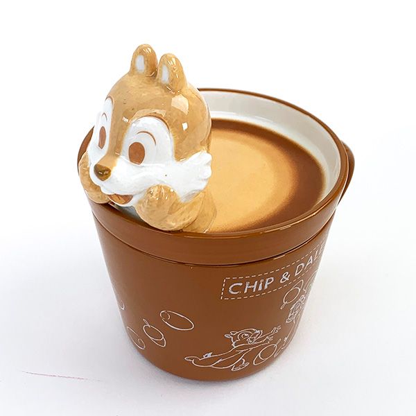 ディズニー チップ＆デール ラテアートマグ フタ付きマグカップ フタ付きマグカップ 日本製 Disney