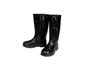 特長彩色女雨靴皇力牌-時尚雨鞋.長筒工作鞋