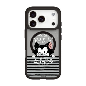 【正版授權】Disney Cats And Dogs-費加洛線條探頭款極光霧透MagSafe iPhone手機殼