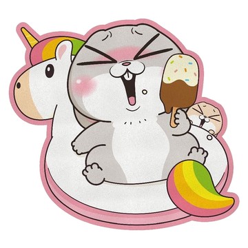 好想兔 造型滑鼠墊  獨角獸  1個