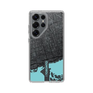 Galaxy S25 Ultra Clear 透明 - JOCR - Toronto (Black Logo)