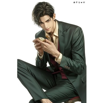 【9 月新品】07-148-0394 人物貼紙 幻想復古浪漫喫茶