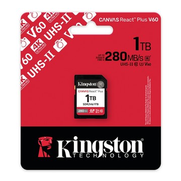 新款 金士頓 1TB 專業攝影機 記憶卡 SDXC UHS-II U3 V60 公司貨 Kingston