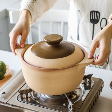 老式土砂鍋耐高溫傳統家用煲湯燉鍋煤氣灶專用家用燃氣煲仔飯沙鍋