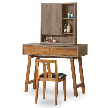 時尚屋  [CVR11]班森3.2尺化妝台-含椅子CVR11-659+659-1免運費/免組裝/臥室系列/化妝台