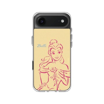 iPhone Air Clear Case（相機按鈕） 透明 - 迪士尼-公主系列 Disney Princess - 貝兒