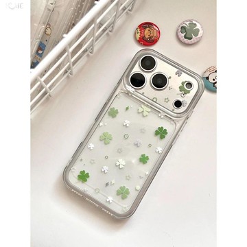 幸運四葉草適用蘋果iPhone17plus手機殼16/14promax15/13/12/11