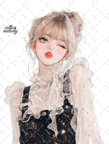 原創貼紙 no.8374 人物貼紙 原創貼紙 人物貼紙 女孩貼紙 原創人物貼紙