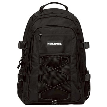 NEIKIDNIS 網帶設計後背包  32 x 18 x 48cm  黑色