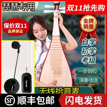 【臺灣公司 品質保固】琵琶無線拾音器麥克風古箏古琴吉他小提琴柳琴樂器通用擴音器話筒