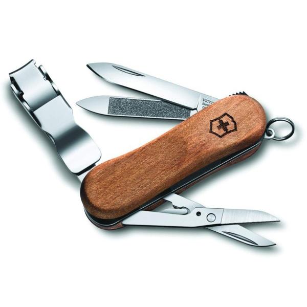 Victorinox ビクトリノックス　Swiss Army 6機能マルチツール Nail Clip Wood 580 Pocket Knife　（ウッド）