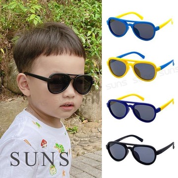 【SUNS】偏光兒童墨鏡 飛行員TR太陽眼鏡 抗UV(17859)