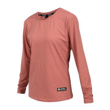 FIRESTAR 女彈性素色長袖圓領T恤(長T 休閒 慢跑 路跑「AL507-43」≡排汗專家≡