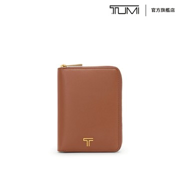 BELDEN SLG 全拉鍊皮革護照夾 - 紅棕