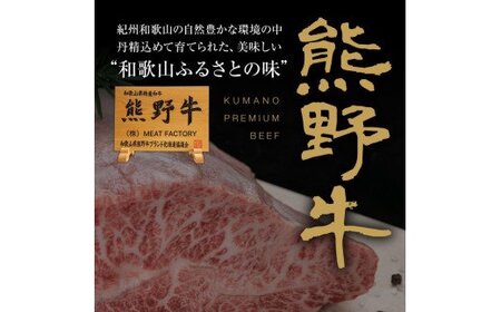 特選黒毛和牛 熊野牛 ミスジブロック　約500g 