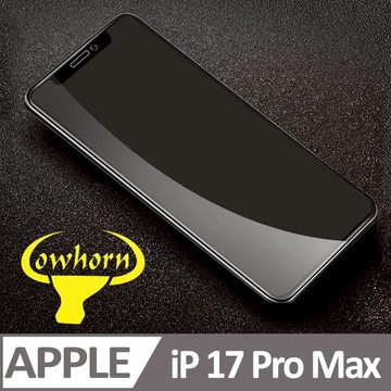 iPhone 17 Pro Max 2.5D曲面滿版 9H防爆鋼化玻璃保護貼 黑色