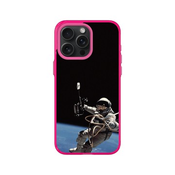 iPhone 15 Pro Max Clear 粉漾桃 - NASA - Astronaut Schweickart On The Lunar Module
