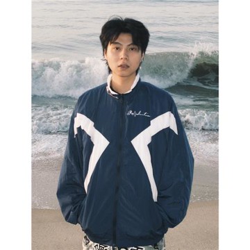 GameOne 24FW vintage jacket復古拼色運動防風夾克