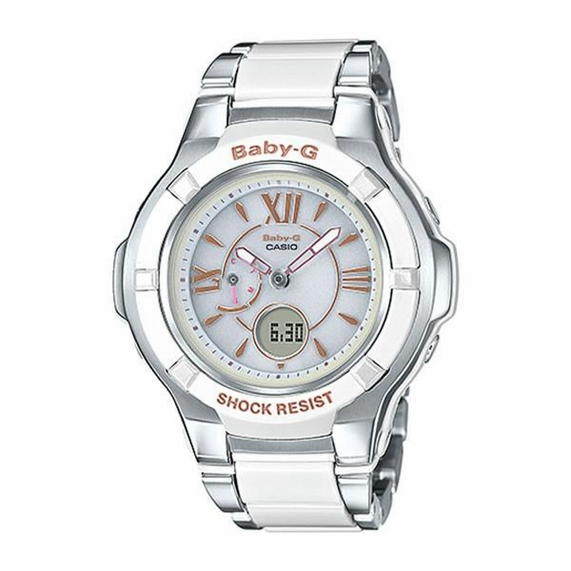 CASIO カシオ Baby-G ベビーG タフソーラー BGA-1250C-7B2JF 国内正規品 アナログ デジタル レディース 腕時計 白  ホワイト 金 ゴールド 銀 シルバー ウレタン | LINEブランドカタログ