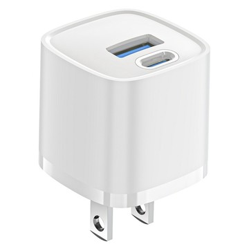 SUnORO 30W 氮化鎵GaN快充頭 雙孔低溫急速充電頭  白色  1個