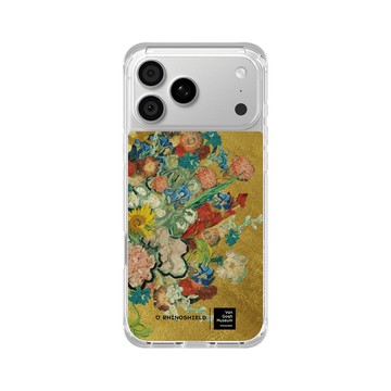 iPhone 18 Pro Max ClearX (MagSafe 兼容) 晶透白 - Van Gogh Museum - Vincent 的花朵-50週年紀念款