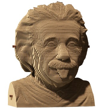 給創新聰明的你【Cartonic】3D立體拼圖 - ALBERT EINSTEIN 愛因斯坦 居家擺飾 趣味 創意無限 DIY 自己動手組 獻上日常驚喜 好友 生日禮 創意禮