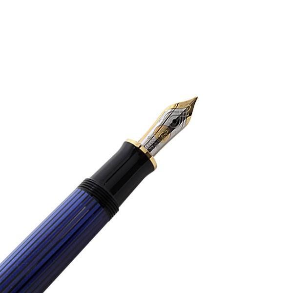 ペリカン Pelikan スーベレーン M600 ブルーストライプ 万年筆 F（細字）