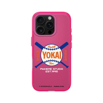 iPhone 16 Pro Clear 粉漾桃 - Paiheme Studio - Yokai Ball