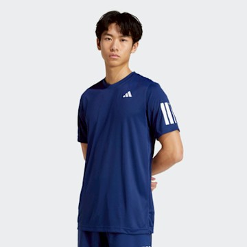adidas 愛迪達 短袖上衣 男 訓練 慢跑 吸濕排汗 亞規 CLUB 3STR TEE 藍 JN5730