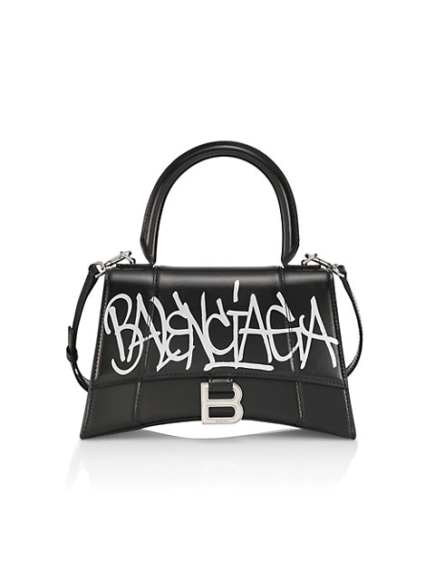 Hourglass Graffiti Leather Top Handle Bag Saks 5th Avenue