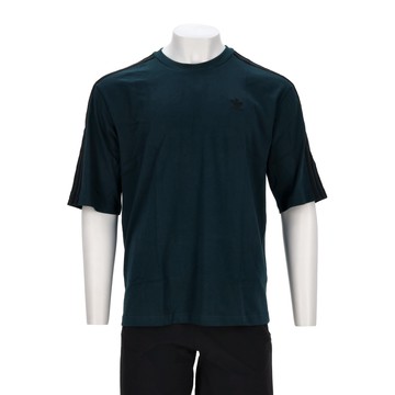 Adidas Oversize Tee 男款 綠色 寬鬆 圓領 棉質 T恤 休閒 短袖 JY1396