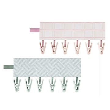 【ECOCO】意可可便攜布藝晾衣夾 折疊衣架 便攜式 旅游 出差 旅行衣架 晾衣神器 必備衣掛 家用衣夾 可水洗 大容量
