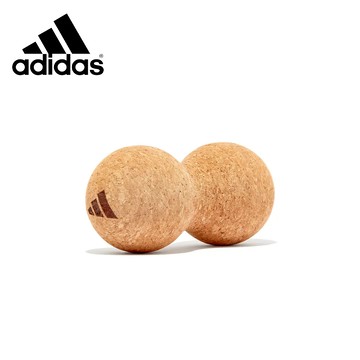 ADIDAS Training 高密度軟木花生球 天然環保 筋膜球 花生球 瑜珈按摩球 ADTB-11611 【樂買網】