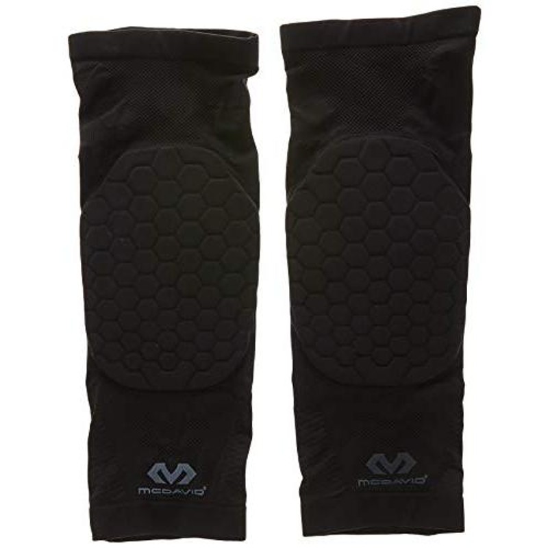 McDavid Elite Hex Leg Sleeves Black Pair - 6448-BK-XL Kneepads