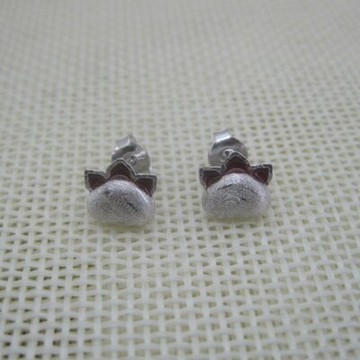 925純銀耳環耳飾-流行可愛百搭貓腳情人節生日禮物女飾品73jf76【獨家進口】【米蘭精品】