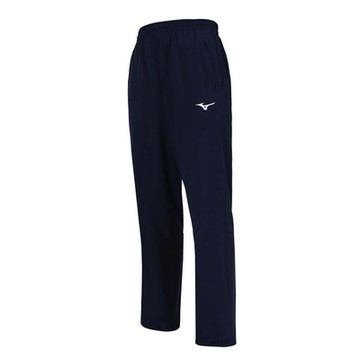 MIZUNO 男平織長褲-慢跑 訓練 美津濃 32TDYA8514 丈青白