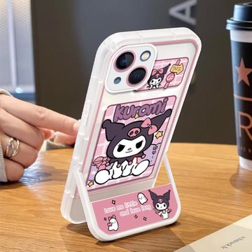 卡通庫洛米適用于三星note20手機殼s22ultra新款s10+高級感s21fe隱形支架s20男a52s女款a32帕恰狗a22全包a71