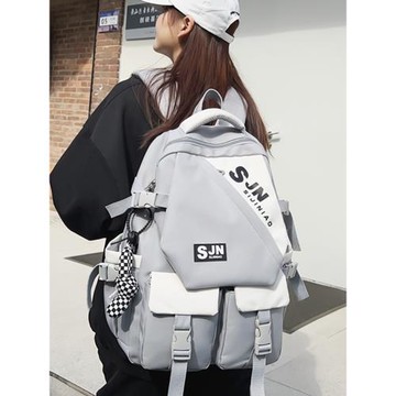 減負初中生女生書包男大容量高中生大學生背包旅行電腦男生雙肩包