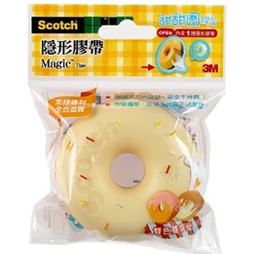 3M Scotch 思高牌 甜甜圈隱形膠帶(奶油色) NO.810DD-5