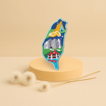 【台灣特色】台中 | 刺繡磁鐵 | 禮物 | 文創 | 紀念品
