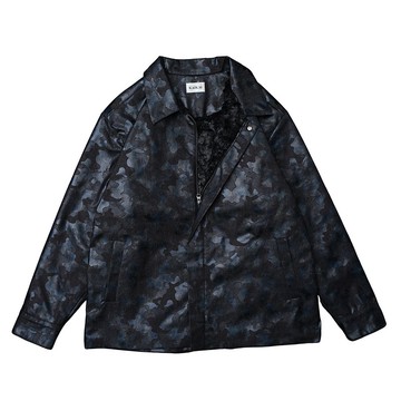 KAIKAI - Texture Playground - 黑翼羽毛夾克外套