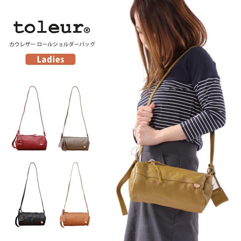 toleur トーラ レザー ショルダーバッグ ロールショルダーバッグ